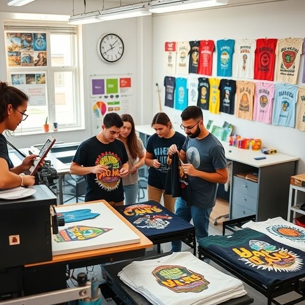 PrintStyle team working on designs